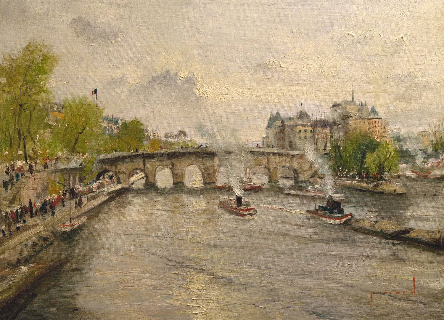 The River Seine - Limited Edition Canvas