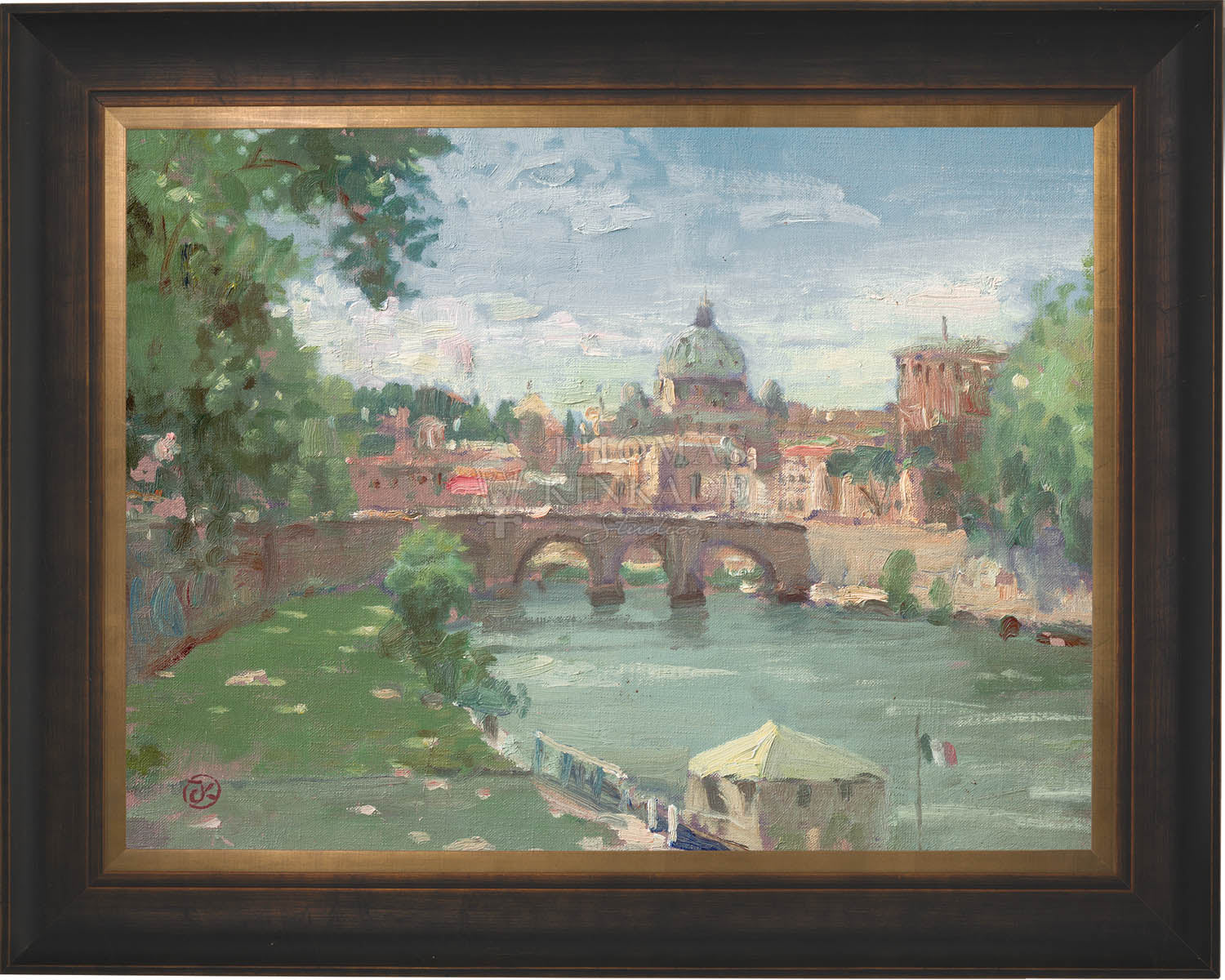 Rome, View of St. Peter's - Limited Edition Canvas - Image 11