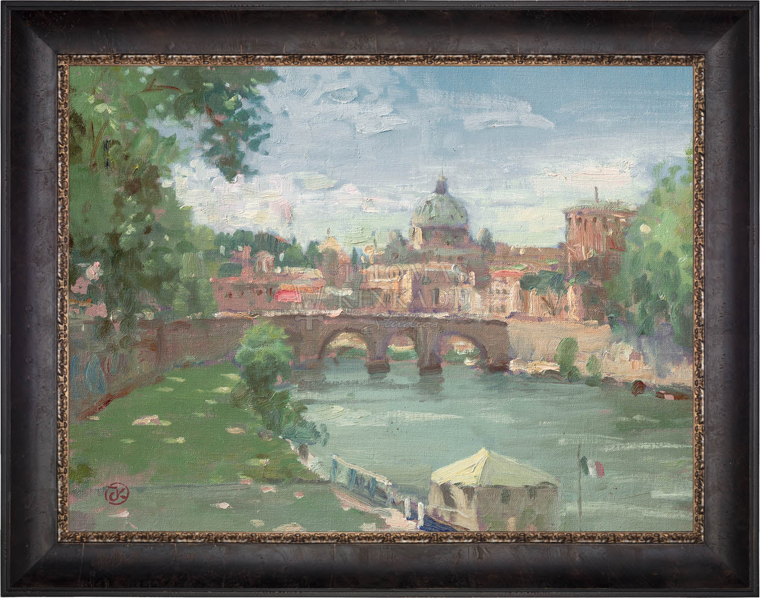 Rome, View of St. Peter's - Limited Edition Canvas - Image 5