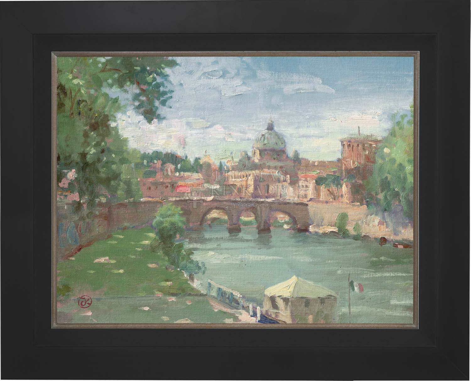 Rome, View of St. Peter's - Limited Edition Canvas - Image 8