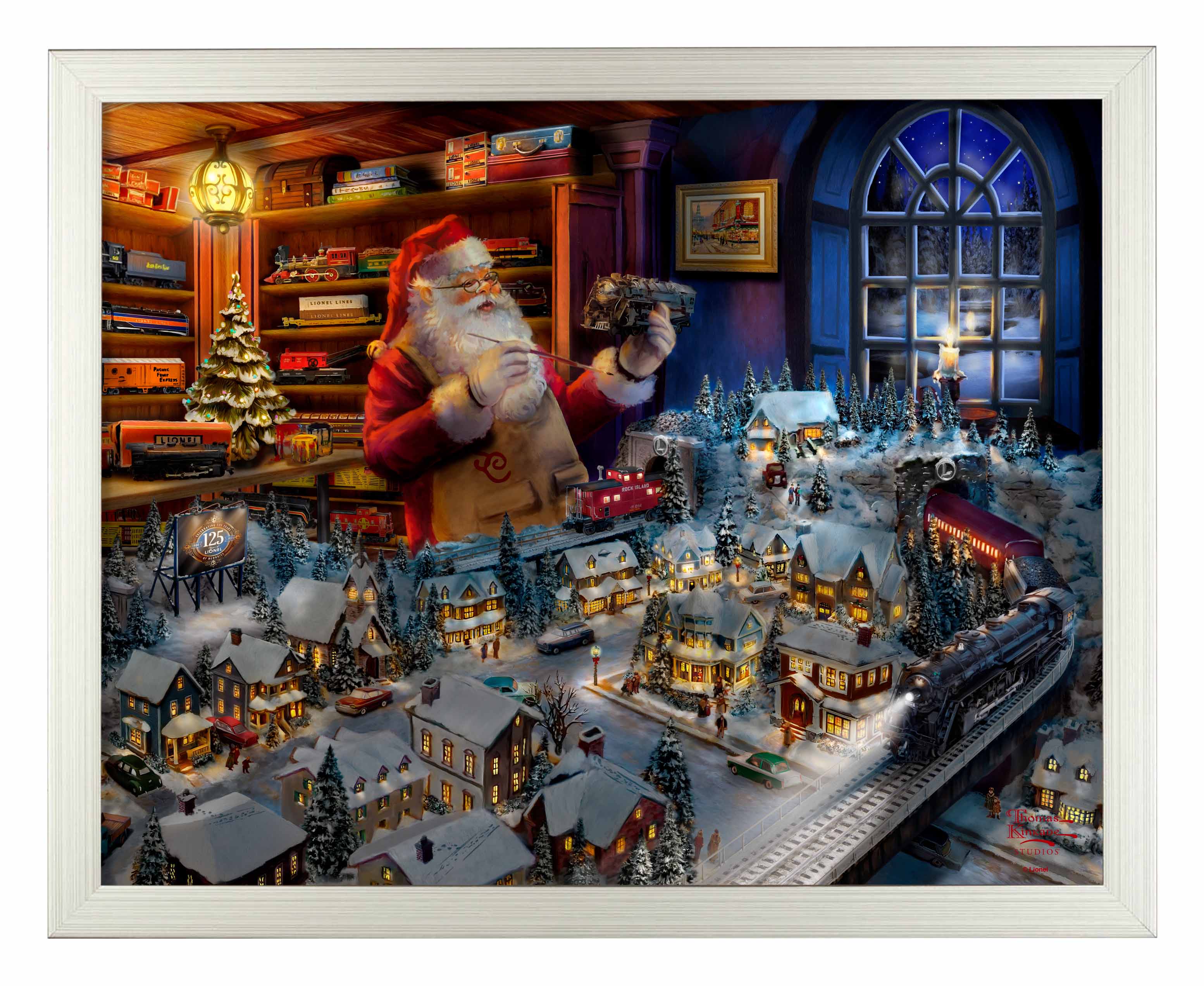 Santa's Final Touch - A Lionel Legacy - Art Prints - Image 2