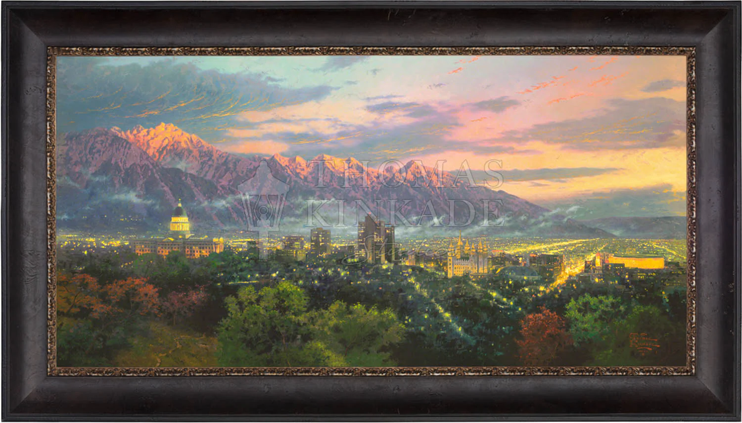 Salt Lake, City of Light - Limited Edition Canvas - Image 5