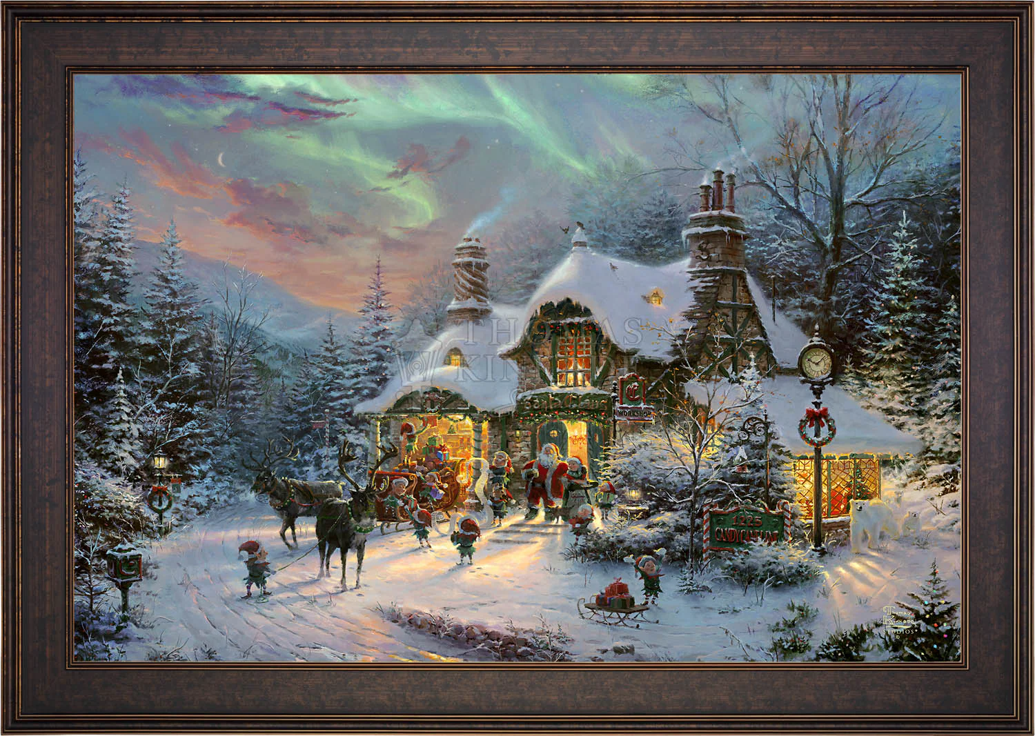 Santa's Night Before Christmas - Limited Edition Canvas - Image 13