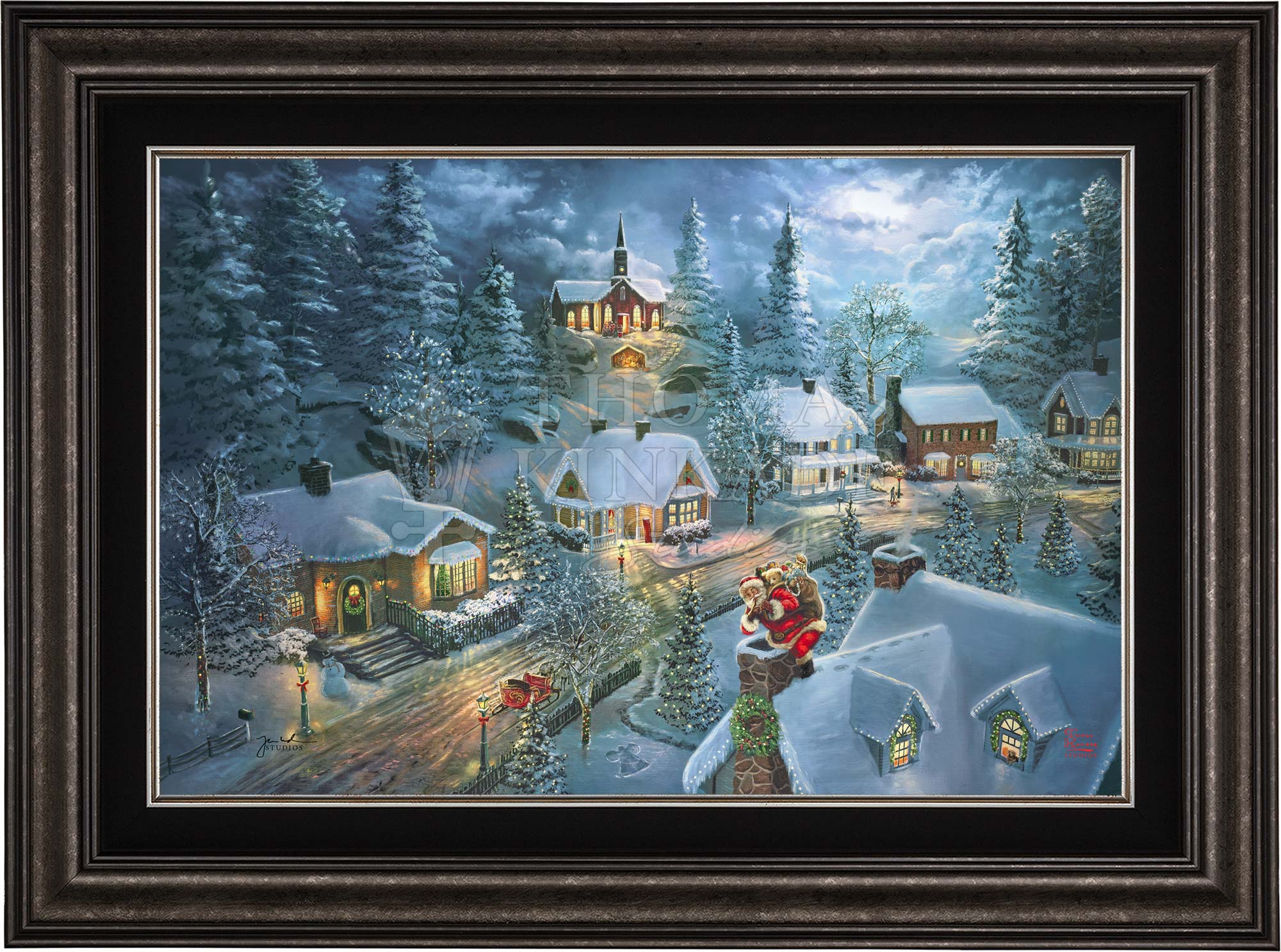 Santa's Silent Night - Limited Edition Canvas - Image 9