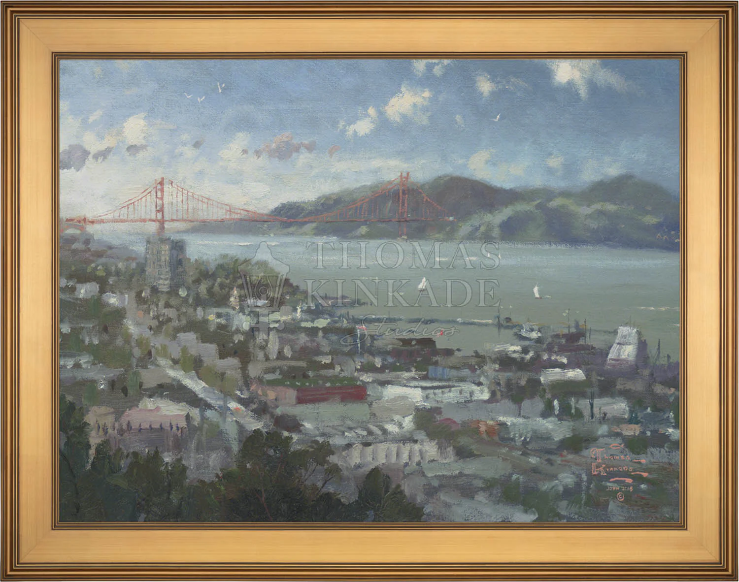 San Francisco, View from Coit Tower - Limited Edition Canvas - Image 15