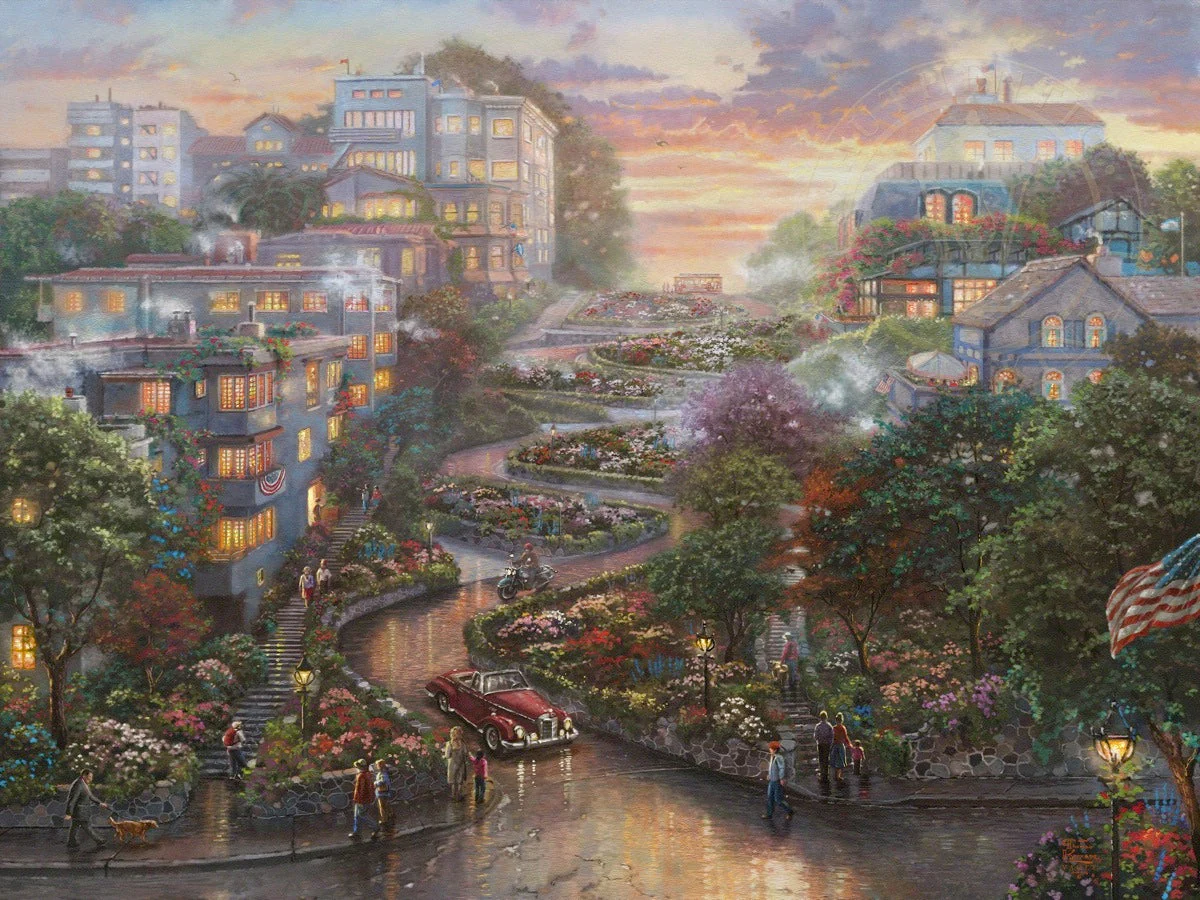 San Francisco, Lombard Street II - Limited Edition Canvas - Image 17