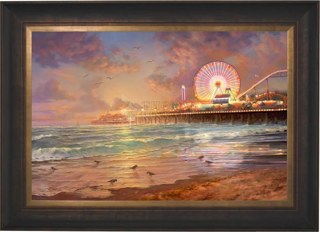 Sunset at Santa Monica Pier - Limited Edition Canvas - Image 11