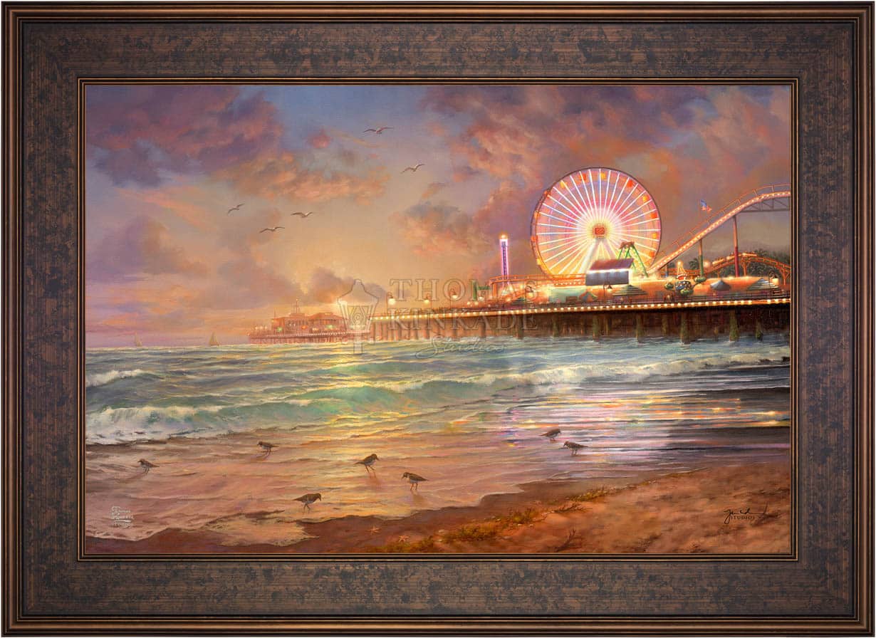 Sunset at Santa Monica Pier - Limited Edition Canvas - Image 12