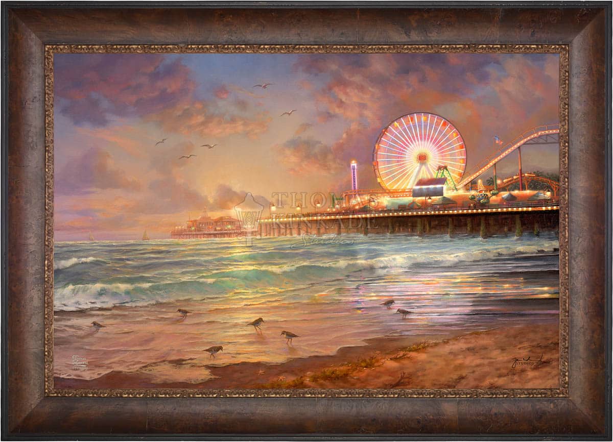 Sunset at Santa Monica Pier - Limited Edition Canvas - Image 6