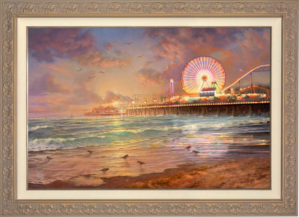 Sunset at Santa Monica Pier - Limited Edition Canvas - Image 7