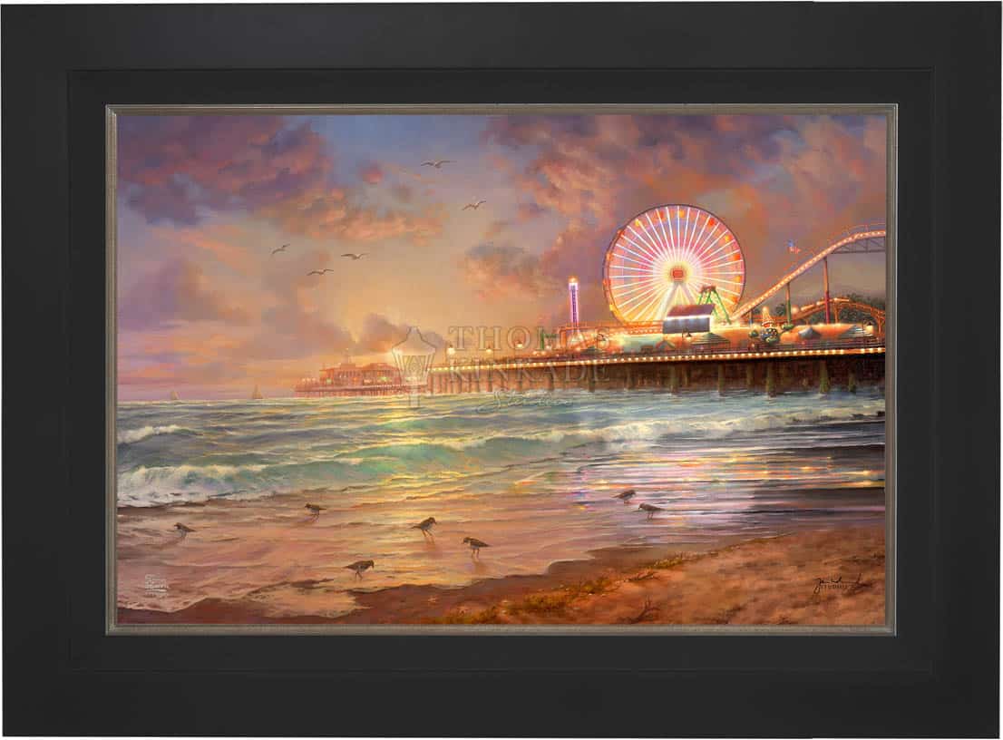 Sunset at Santa Monica Pier - Limited Edition Canvas - Image 8