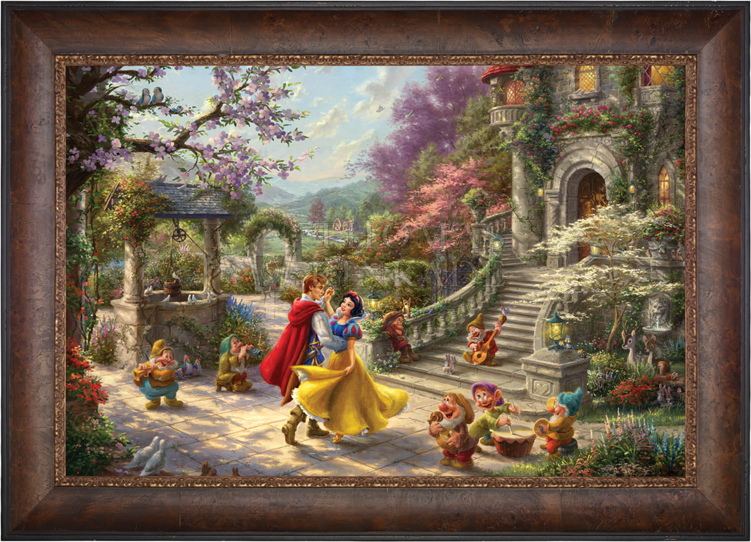 Disney Snow White Dancing in the Sunlight - Limited Edition Canvas - Image 9