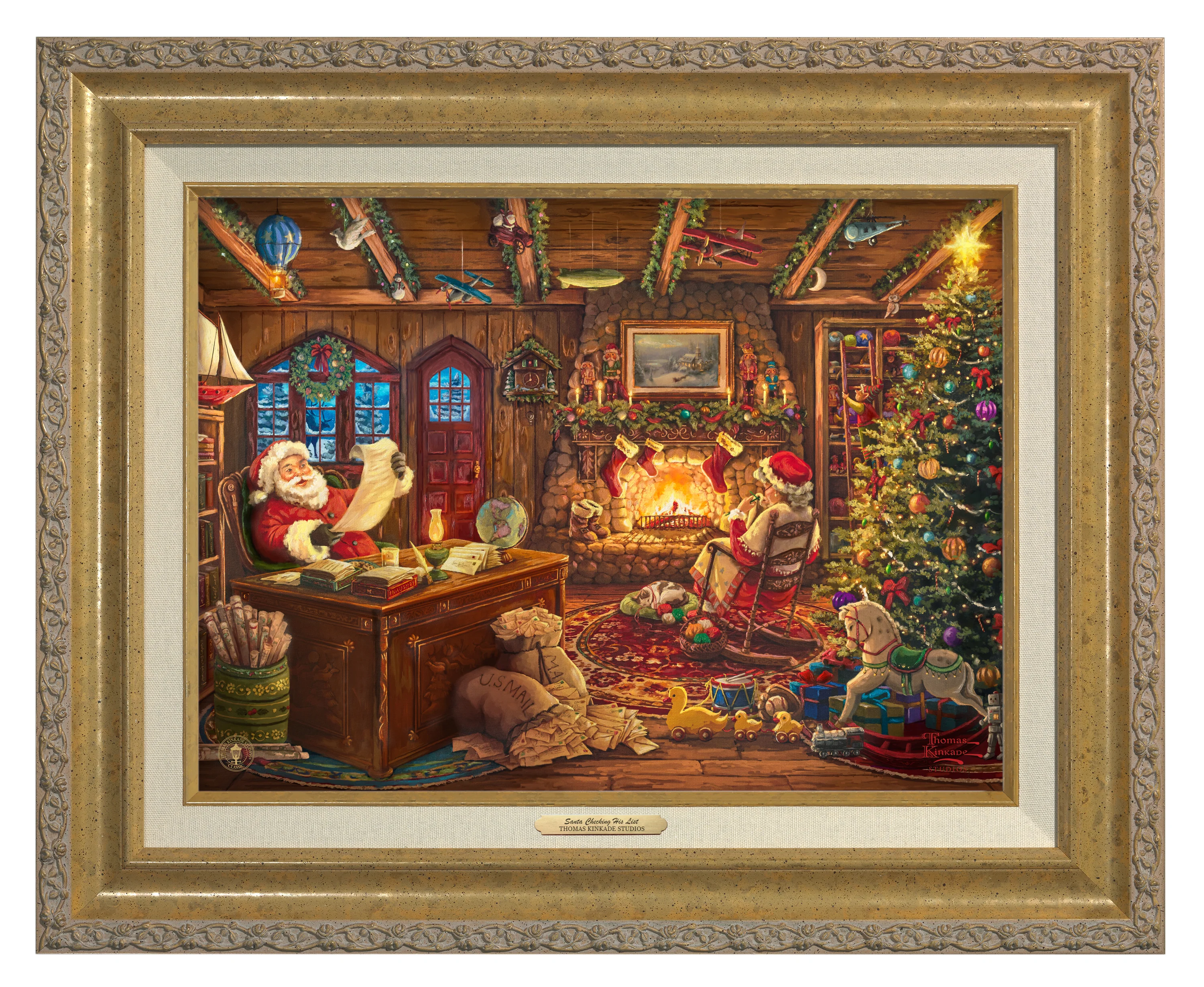 Santa Checking His List - Canvas Classics - Image 6