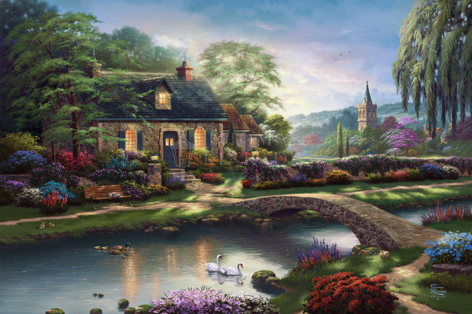Stoney Creek Cottage - Limited Edition Canvas - Image 17