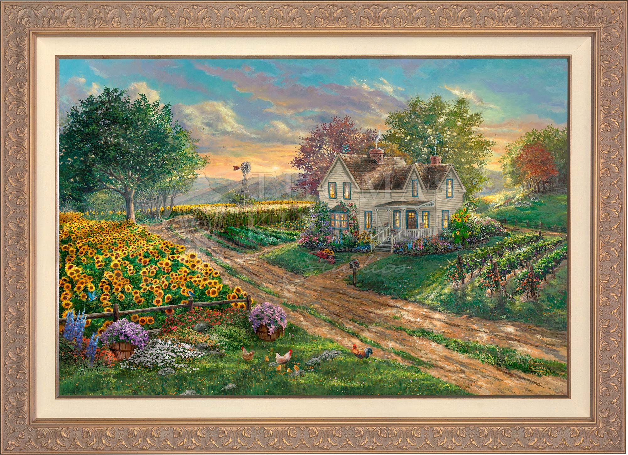 Sunflower Fields - Limited Edition Canvas - Image 7