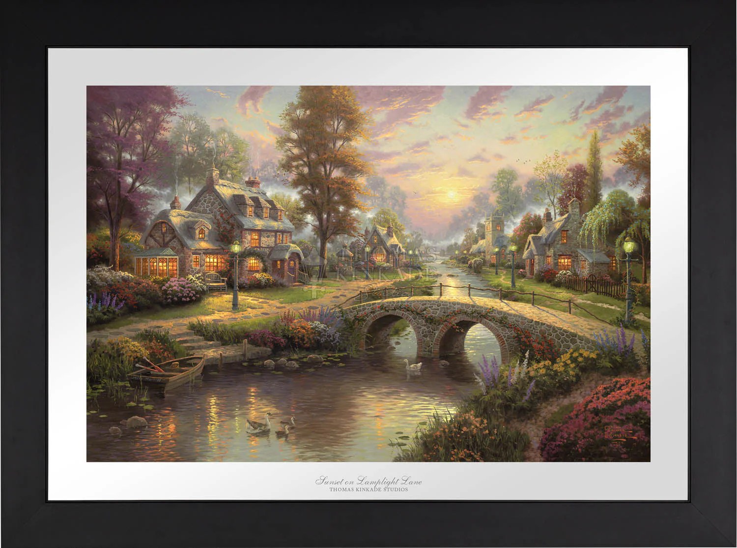 Sunset on Lamplight Lane - Limited Edition Paper - Image 4