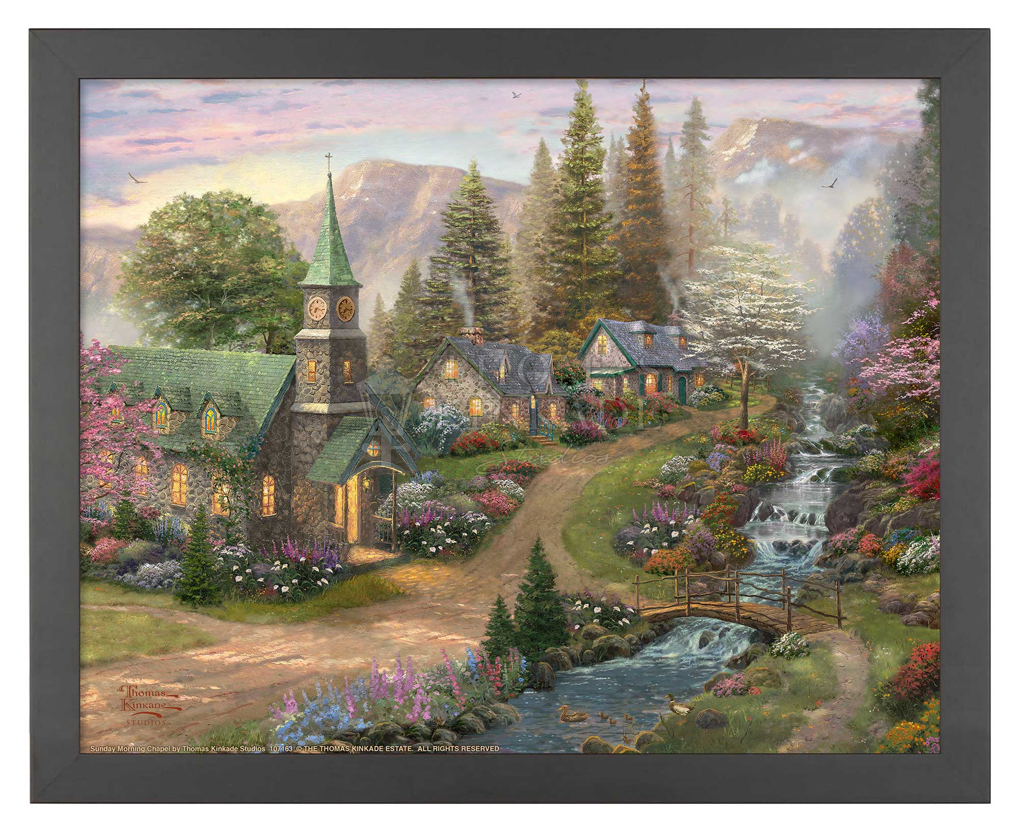 Sunday Morning Chapel - Art Prints
