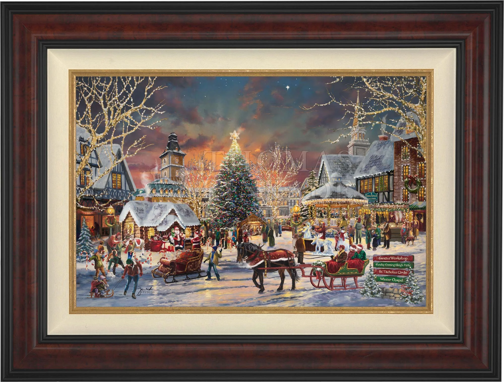 The Christmas Festival - Limited Edition Canvas