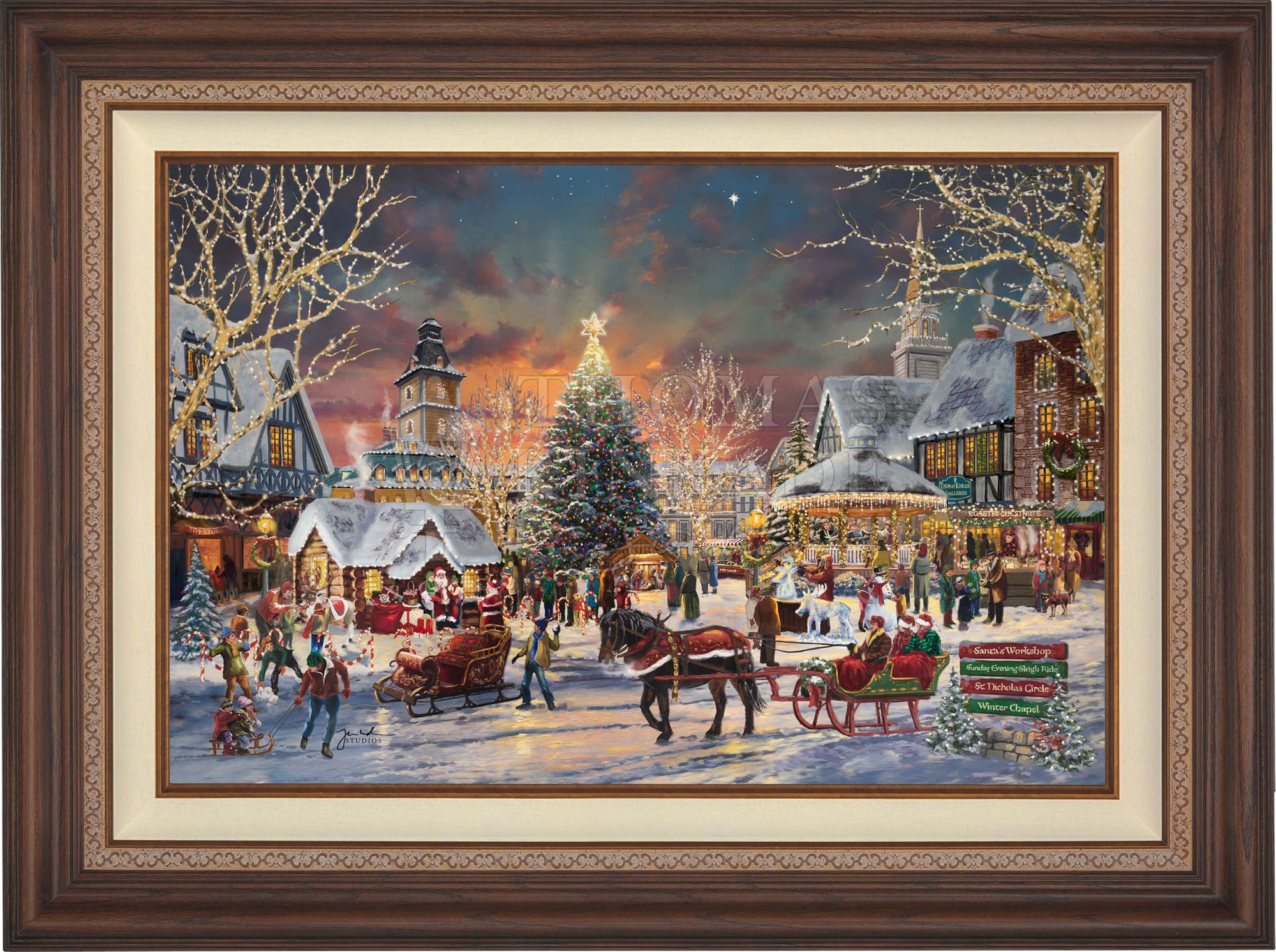 The Christmas Festival - Limited Edition Canvas - Image 10