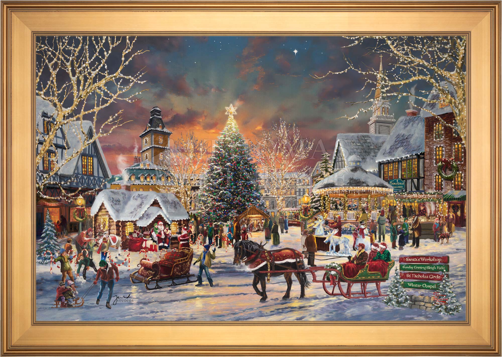 The Christmas Festival - Limited Edition Canvas - Image 15