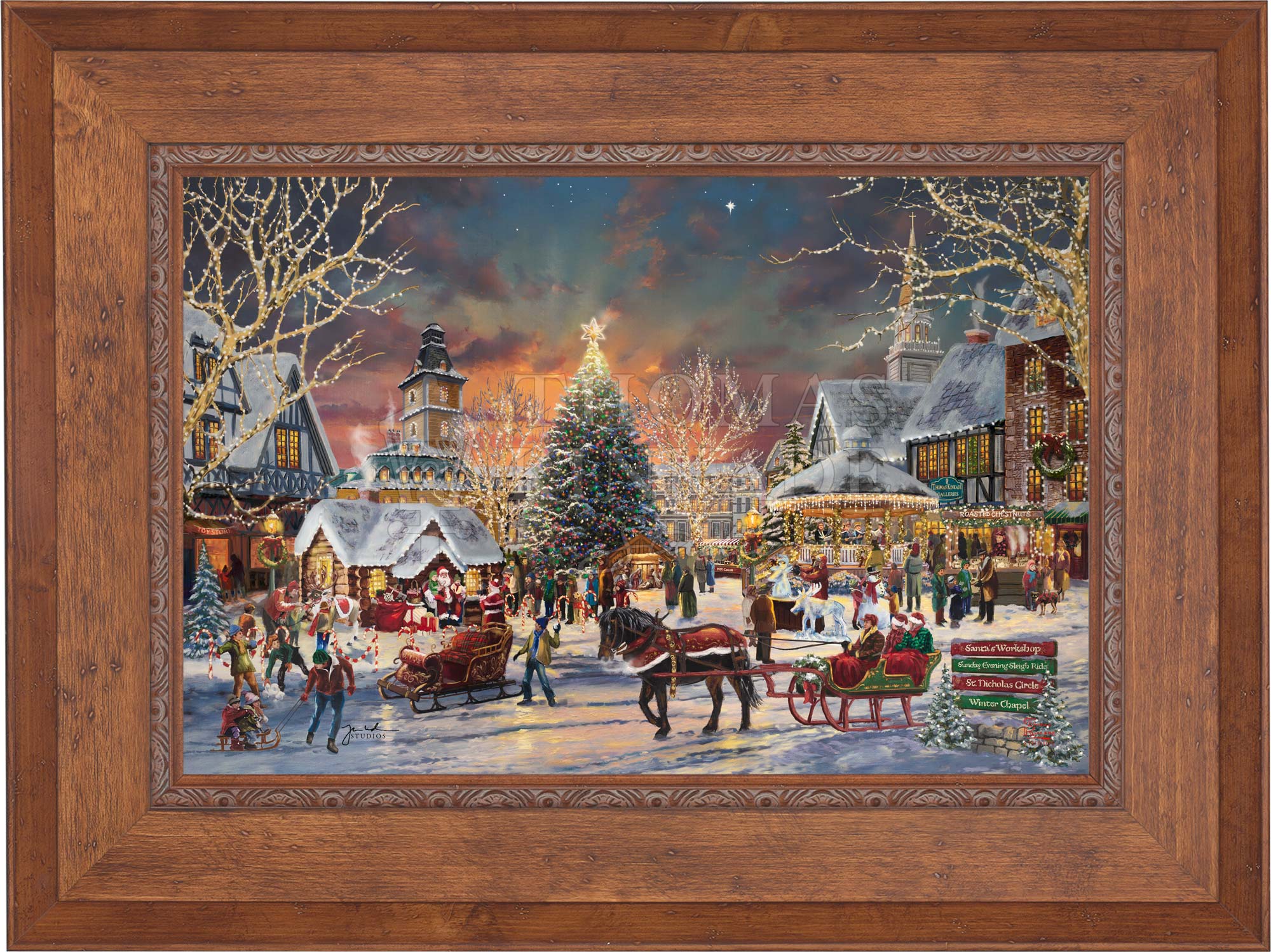 The Christmas Festival - Limited Edition Canvas - Image 16