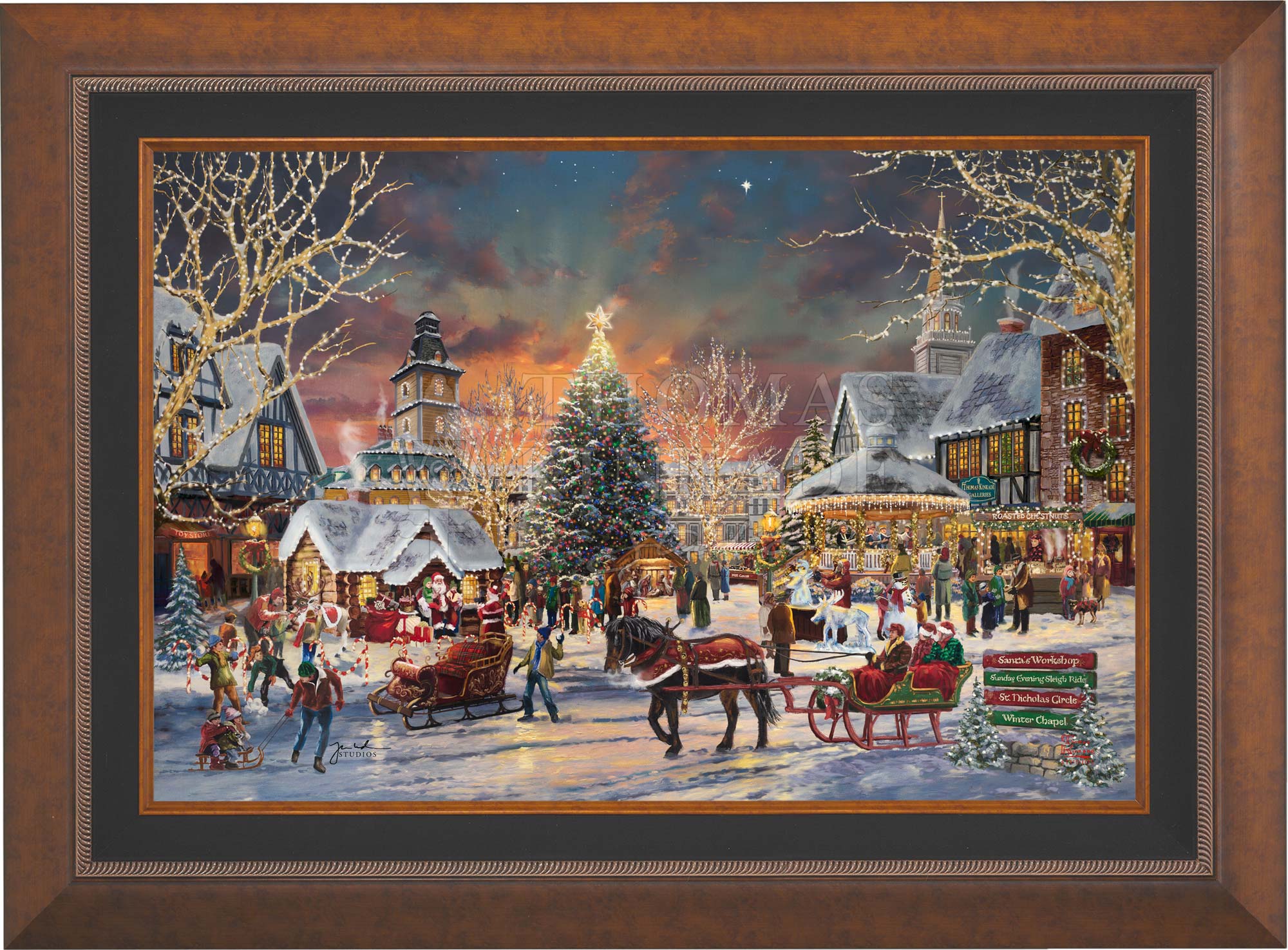 The Christmas Festival - Limited Edition Canvas - Image 3