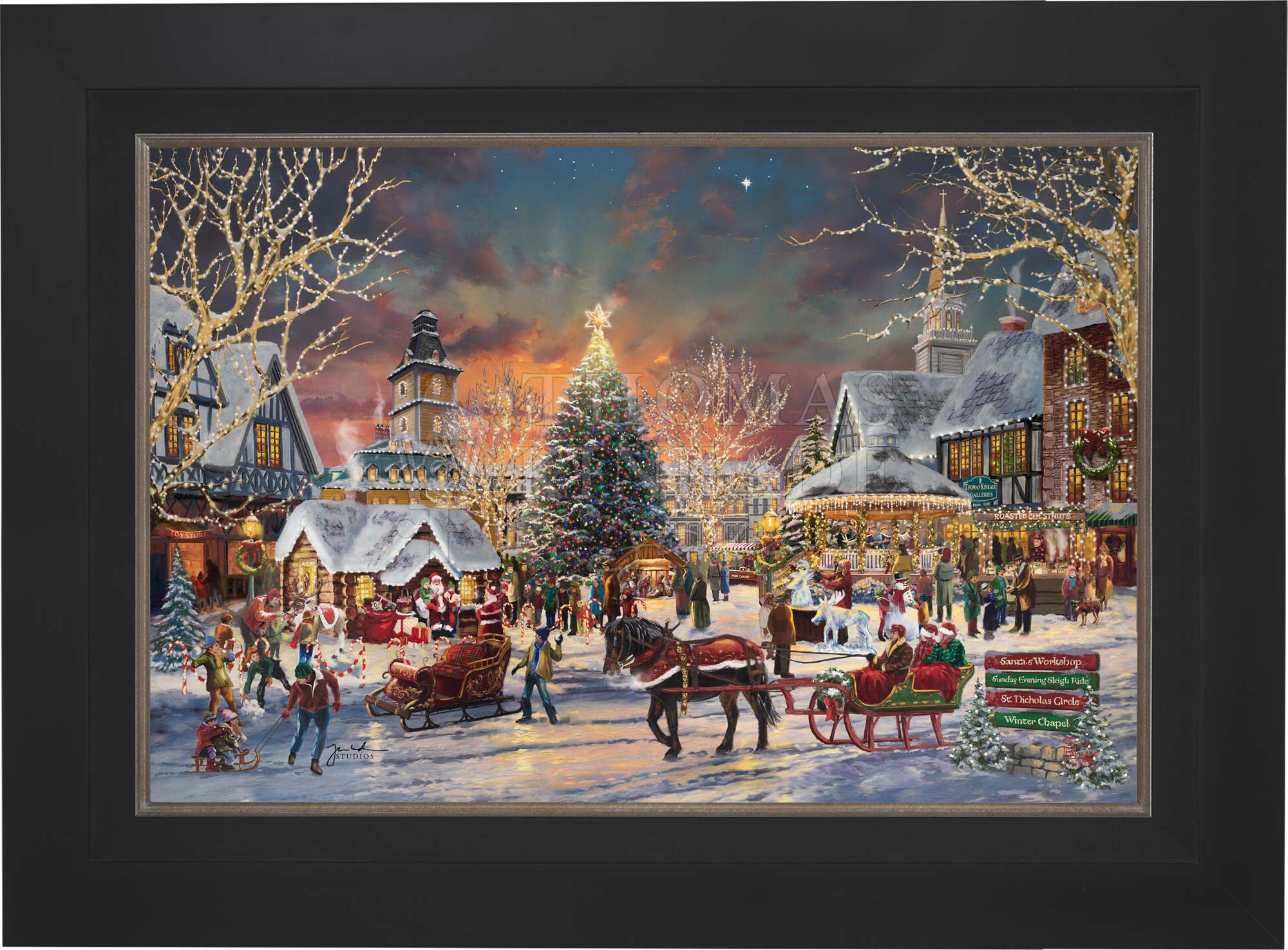 The Christmas Festival - Limited Edition Canvas - Image 8