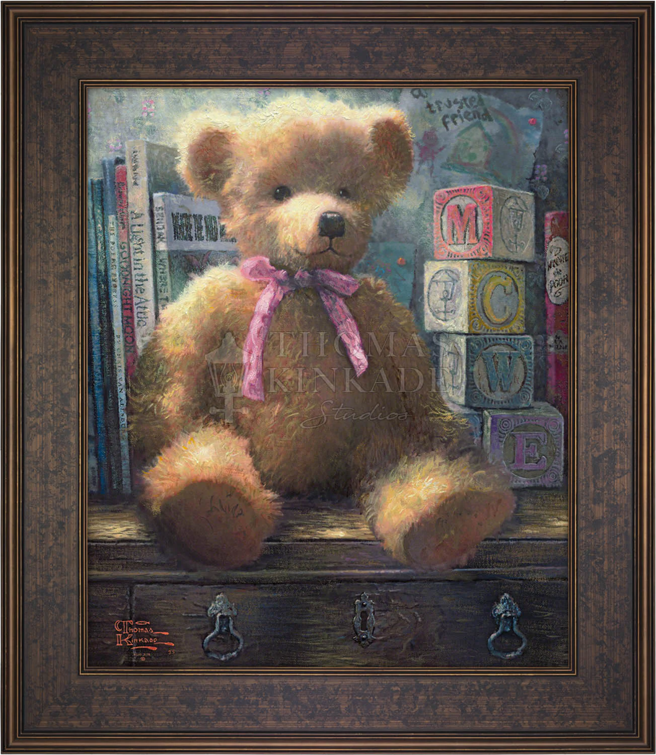 A Trusted Friend, Rose Bud - Limited Edition Canvas - Image 12