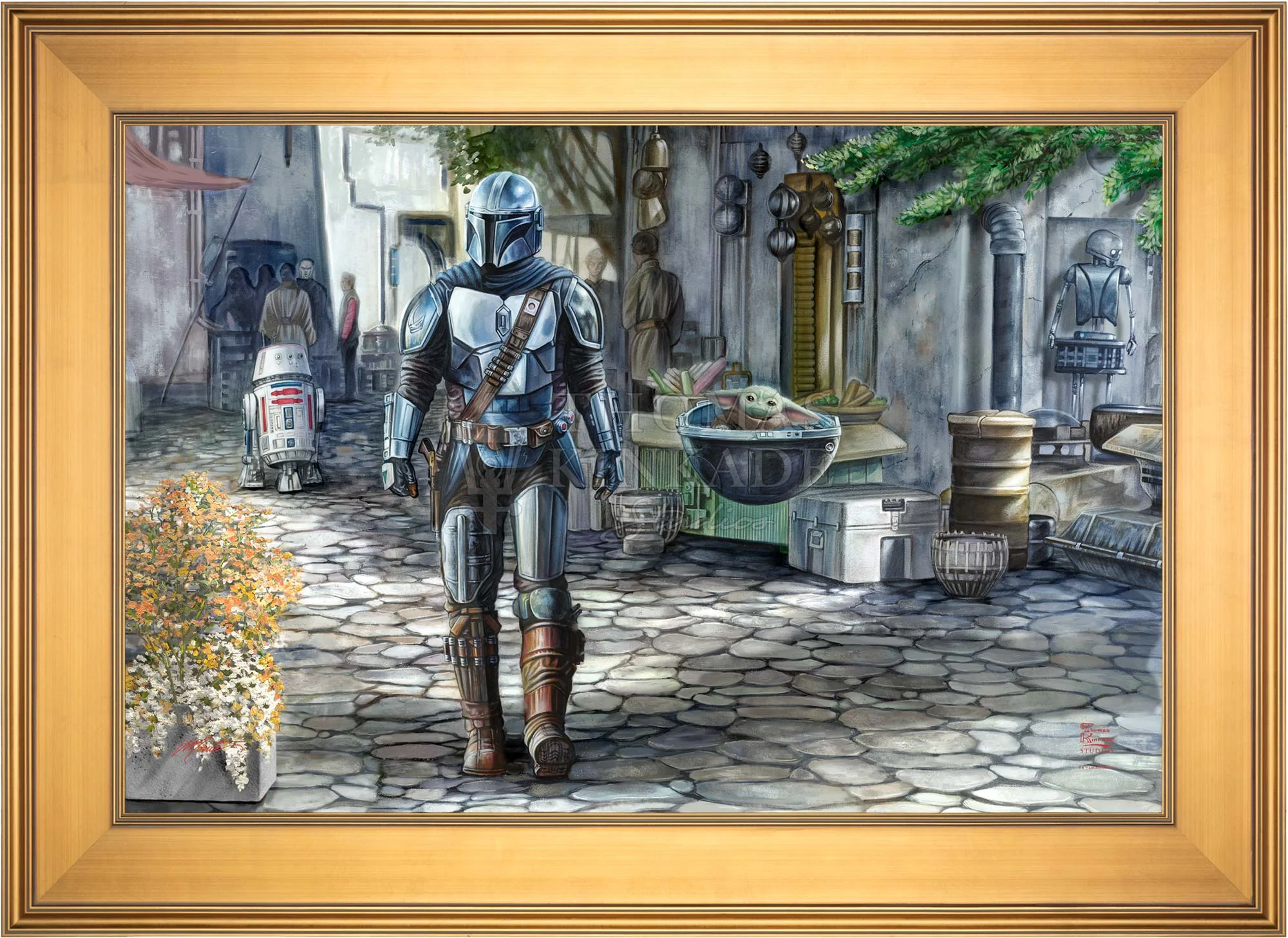 The Mandalorian™ - A Welcome Sight - Limited Edition Canvas - Image 15