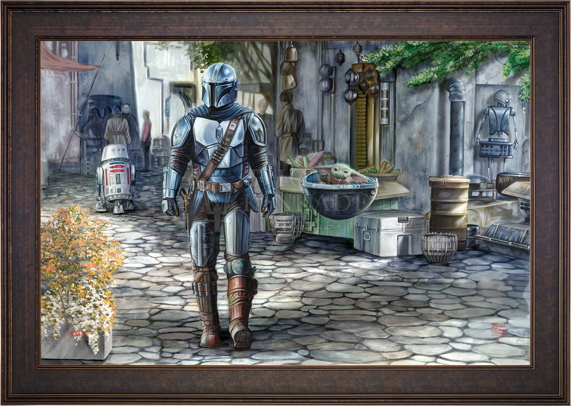 The Mandalorian™ - A Welcome Sight - Limited Edition Canvas - Image 3