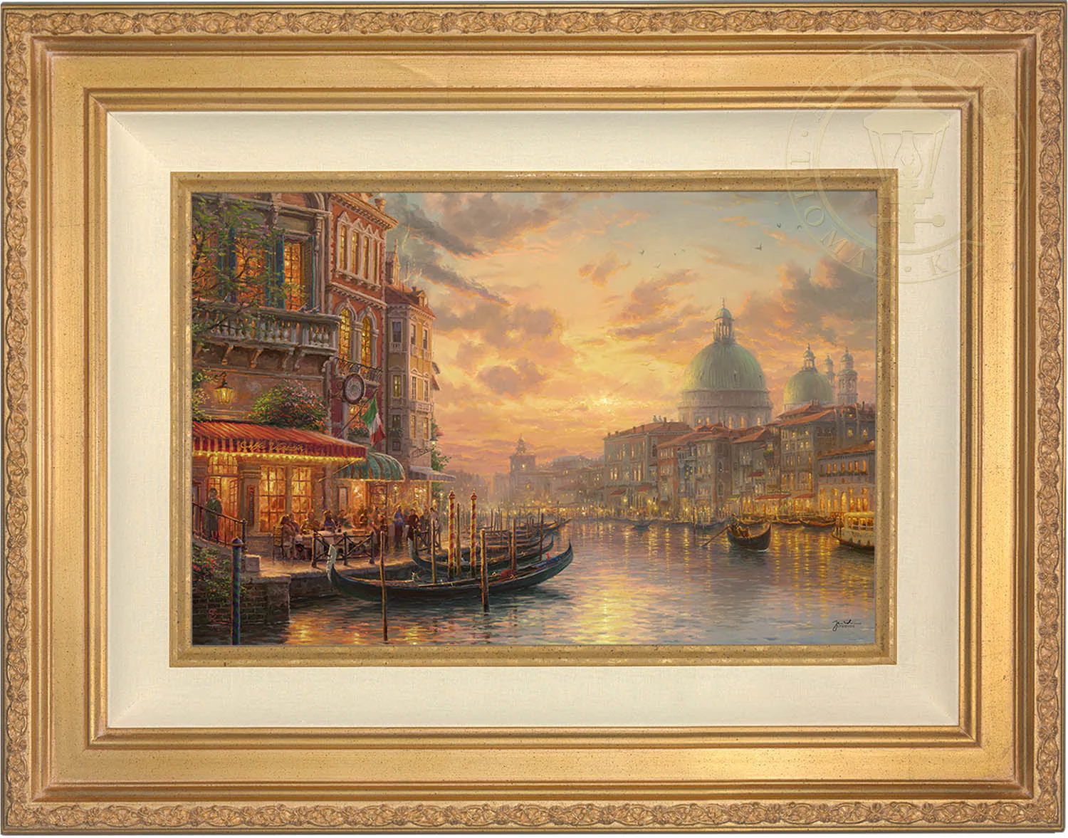 Venetian Café - Limited Edition Canvas - Image 2