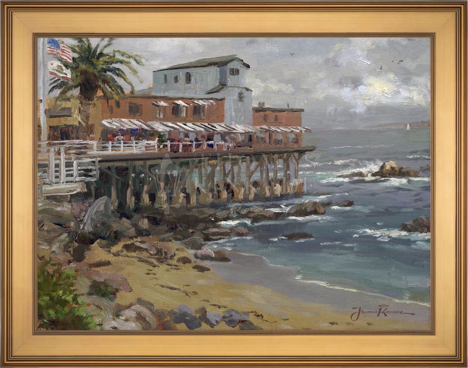 A View from Cannery Row, Monterey - Limited Edition Canvas - Image 15