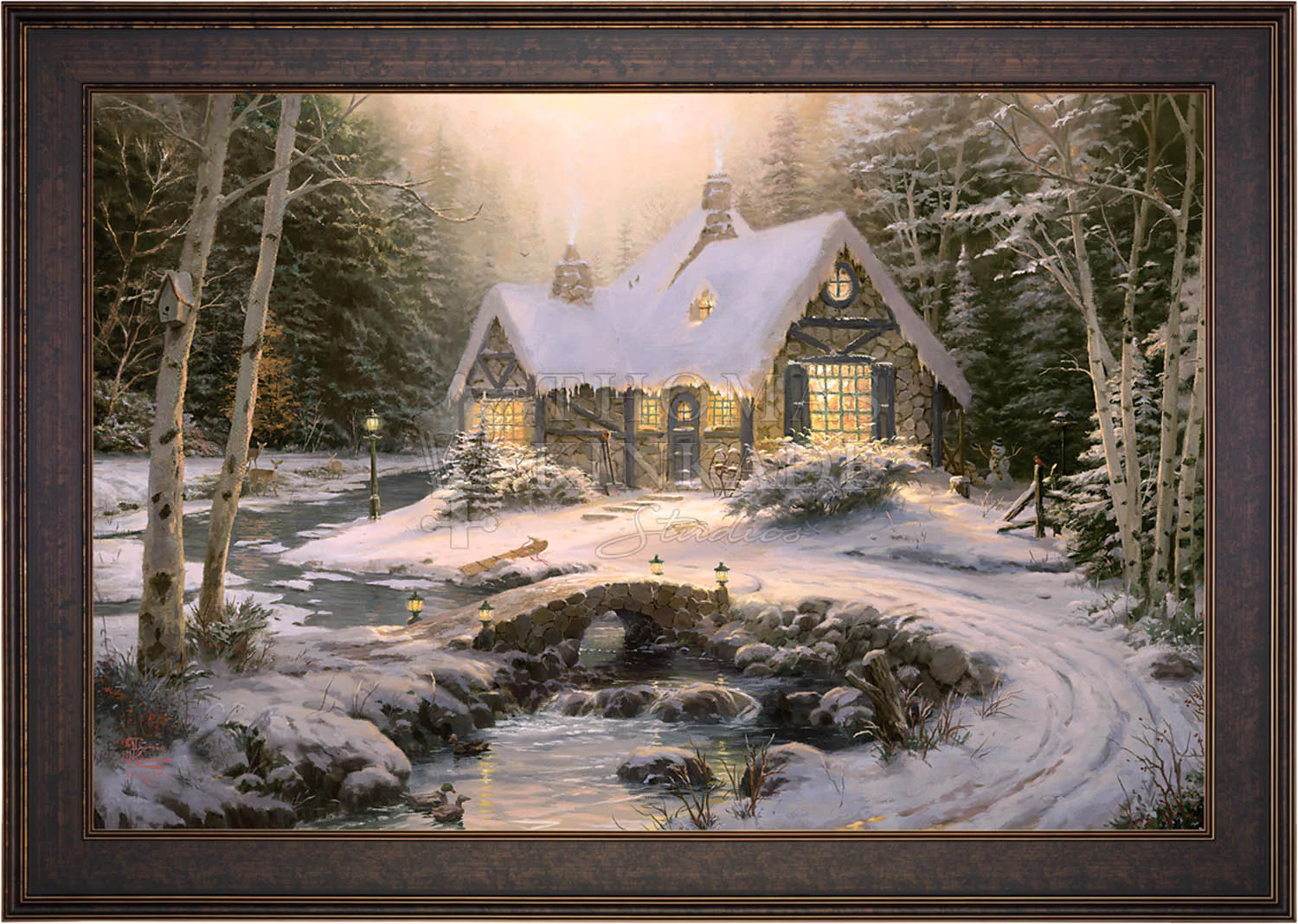 Winter Light Cottage - Limited Edition Canvas - Image 14