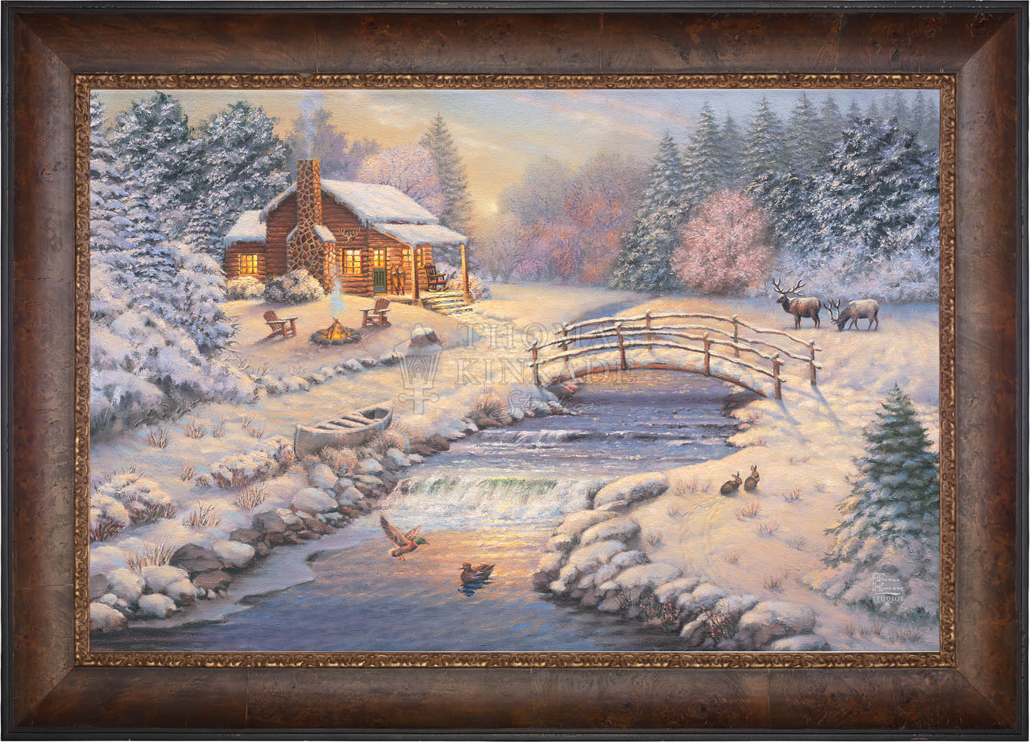 A Winter Retreat - Limited Edition Canvas - Image 6