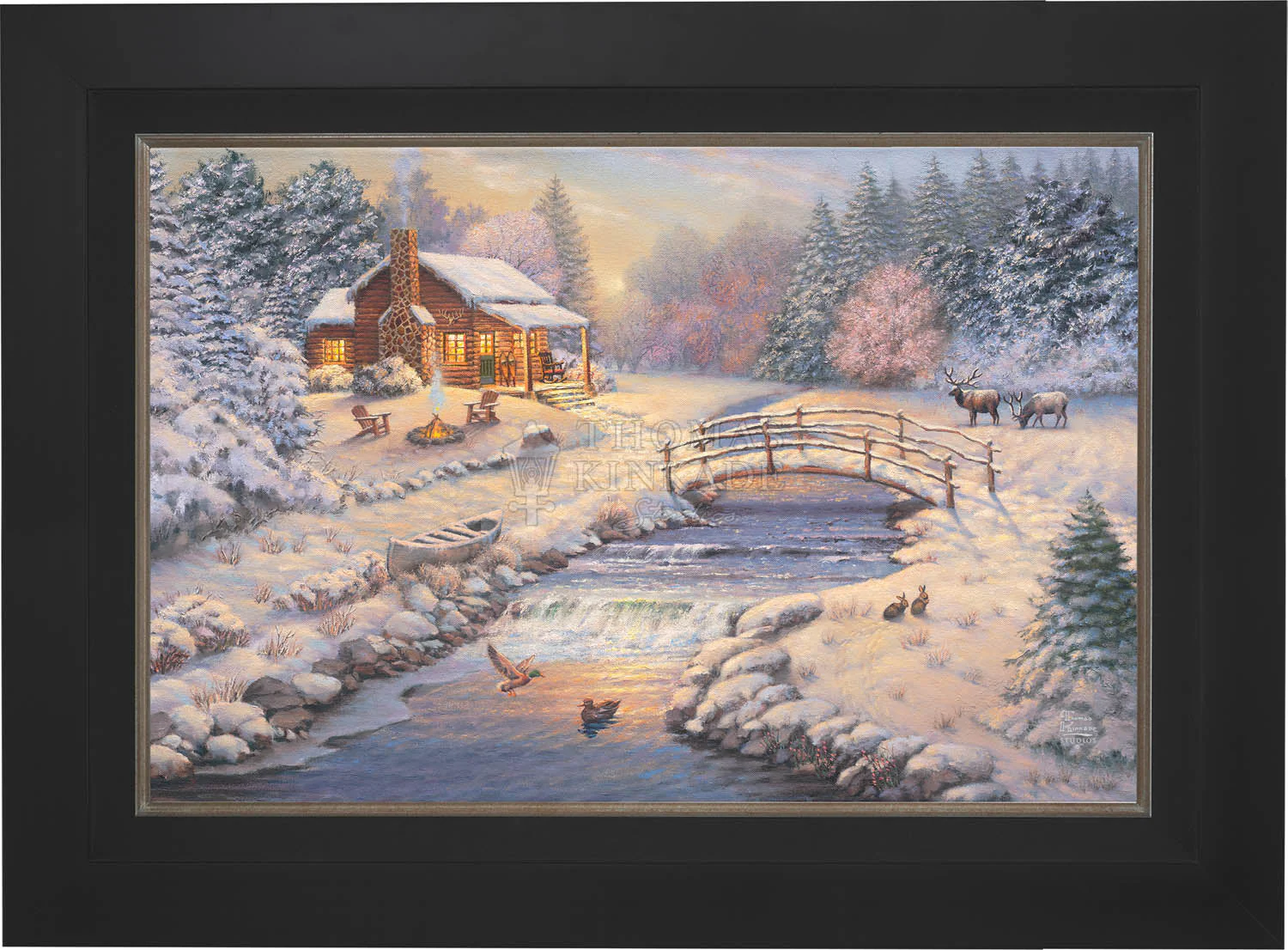 A Winter Retreat - Limited Edition Canvas - Image 8