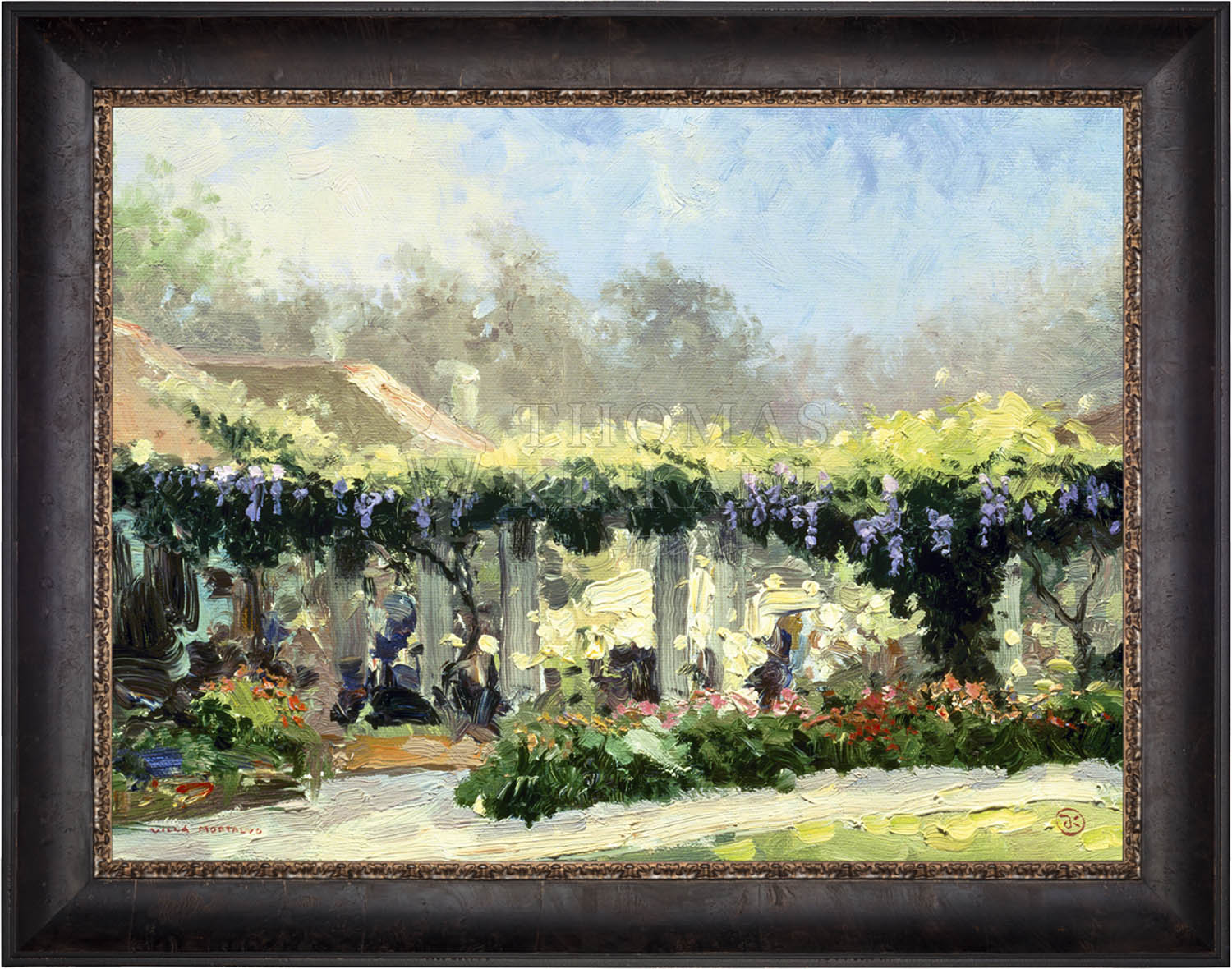 Wisteria Arbor - Limited Edition Canvas - Image 5
