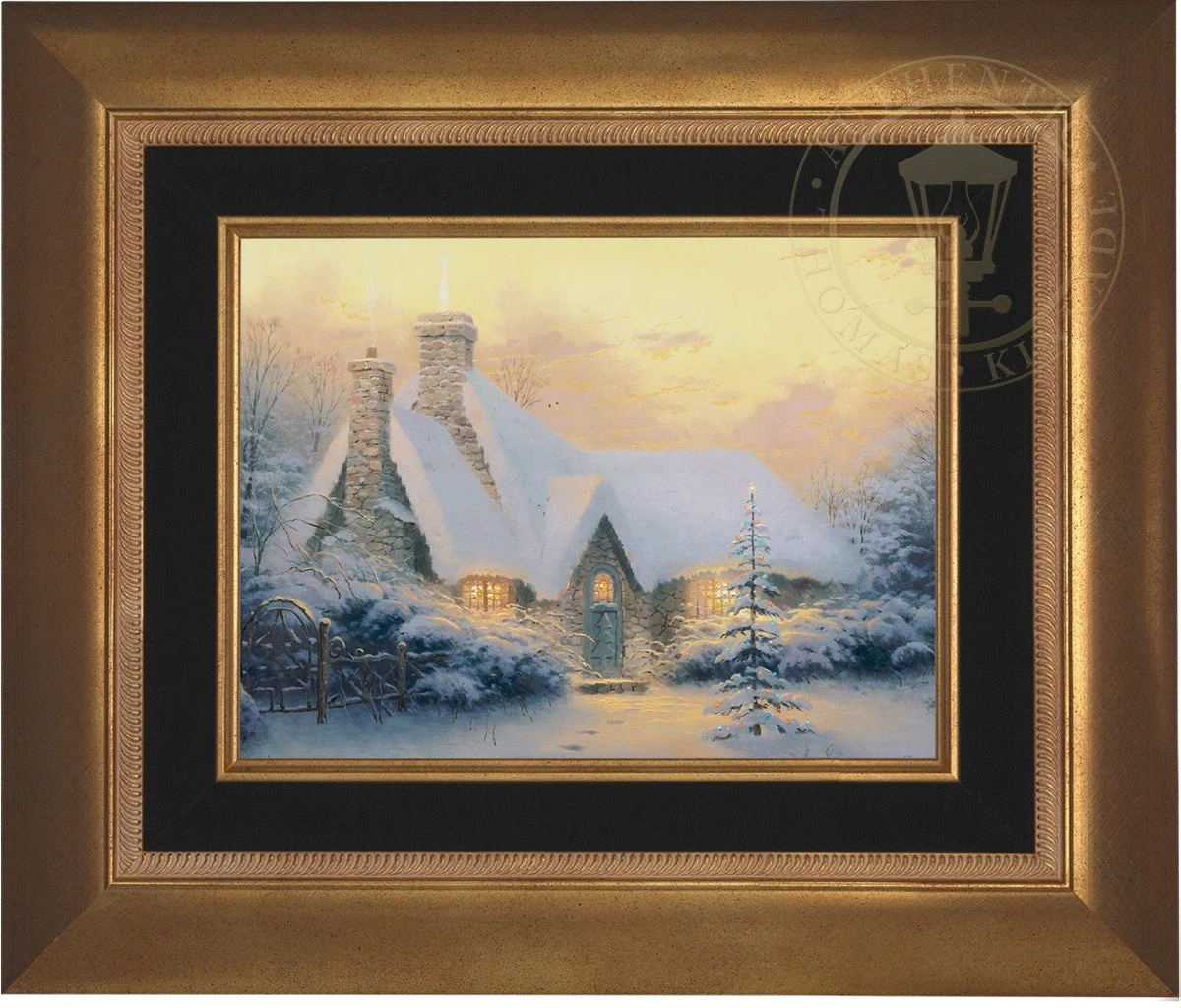 Christmas Tree Cottage - Limited Edition Canvas - Image 3