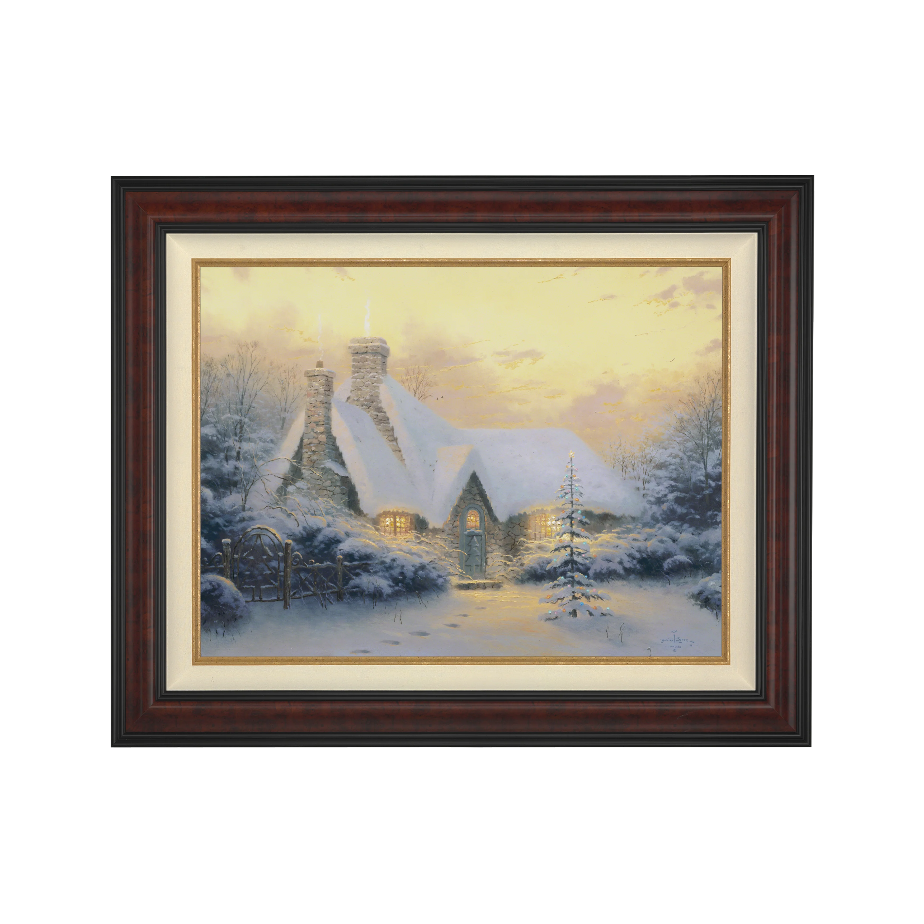 Christmas Tree Cottage - Limited Edition Canvas - Image 4