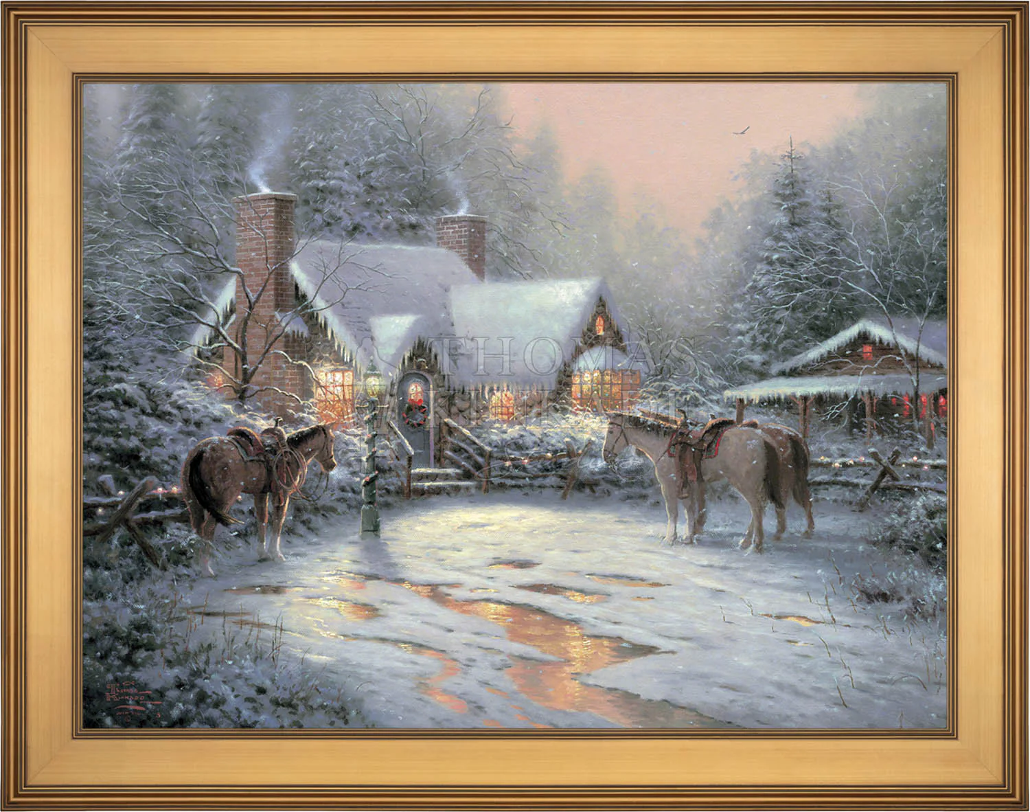 A Christmas Welcome - Limited Edition Canvas - Image 15